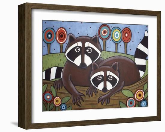 2 Raccoons-Karla Gerard-Framed Giclee Print