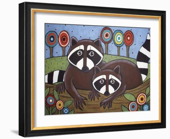 2 Raccoons-Karla Gerard-Framed Giclee Print