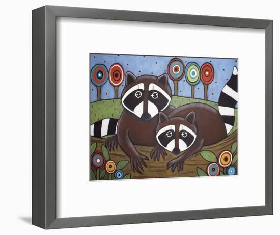 2 Raccoons-Karla Gerard-Framed Premium Giclee Print