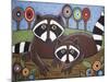 2 Raccoons-Karla Gerard-Mounted Premium Giclee Print