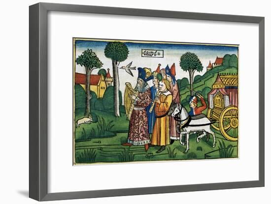 2 Samuel 6:1-5: David brings the Ark to Jerusalem-Unknown-Framed Giclee Print