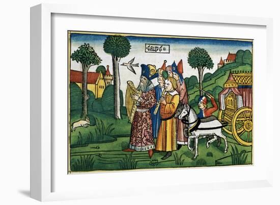 2 Samuel 6:1-5: David brings the Ark to Jerusalem-Unknown-Framed Giclee Print