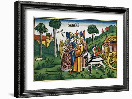 2 Samuel 6:1-5: David brings the Ark to Jerusalem-Unknown-Framed Giclee Print