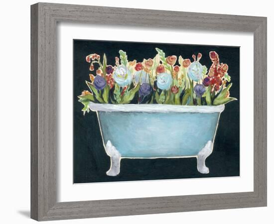 2-Up Bathtub Garden I-Grace Popp-Framed Art Print