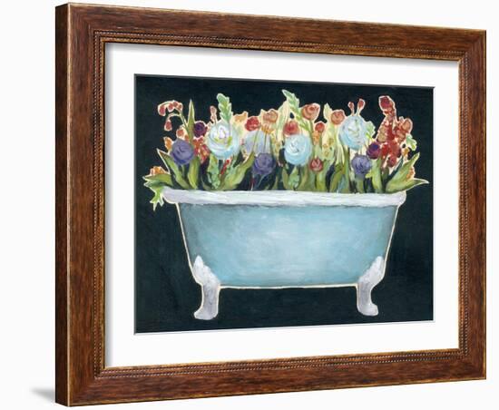 2-Up Bathtub Garden I-Grace Popp-Framed Art Print