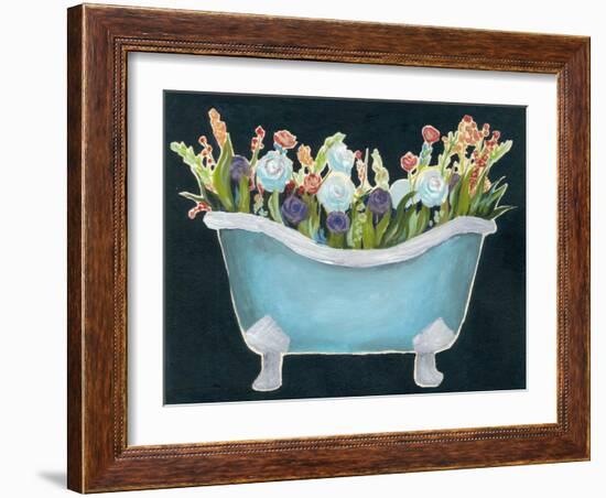 2-Up Bathtub Garden II-Grace Popp-Framed Art Print