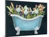 2-Up Bathtub Garden II-Grace Popp-Mounted Art Print