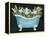 2-Up Bathtub Garden II-Grace Popp-Framed Stretched Canvas