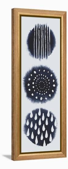 2-Up Circular Trilogy I-Grace Popp-Framed Stretched Canvas