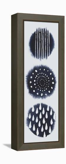 2-Up Circular Trilogy I-Grace Popp-Framed Stretched Canvas