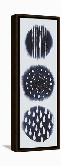 2-Up Circular Trilogy I-Grace Popp-Framed Stretched Canvas