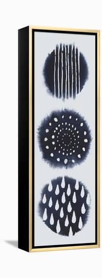 2-Up Circular Trilogy I-Grace Popp-Framed Stretched Canvas