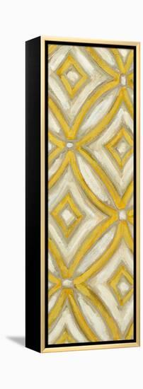 2-Up Earthen Patterns I-Karen Deans-Framed Stretched Canvas