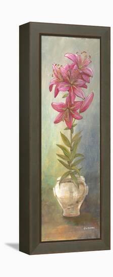 2-Up Lily Vertical-Wendy Russell-Framed Stretched Canvas