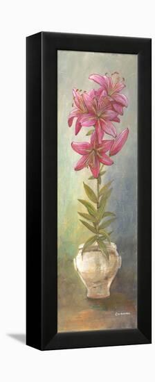 2-Up Lily Vertical-Wendy Russell-Framed Stretched Canvas