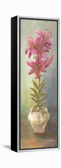 2-Up Lily Vertical-Wendy Russell-Framed Stretched Canvas