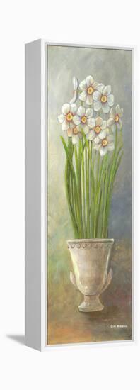 2-Up Narcissus Vertical-Wendy Russell-Framed Stretched Canvas