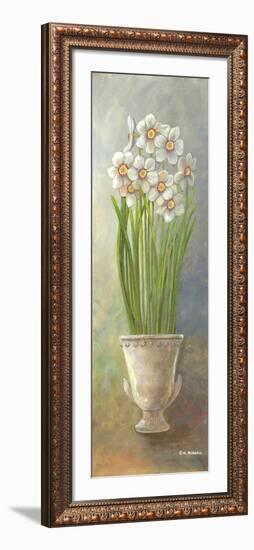 2-Up Narcissus Vertical-Wendy Russell-Framed Art Print