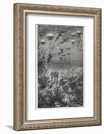 20,000 Leagues Under the Sea: The Divers on the Sea-Bed-Hildebrand-Framed Photographic Print