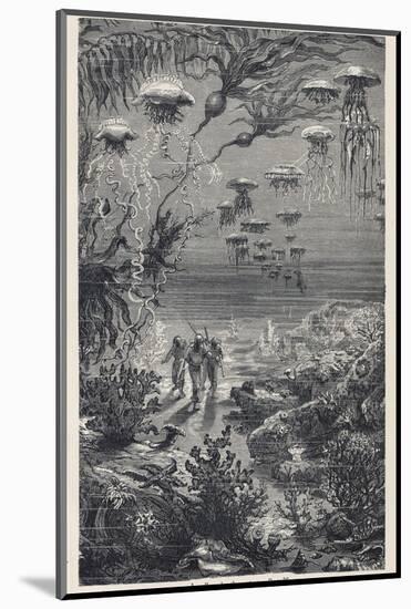 20,000 Leagues Under the Sea: The Divers on the Sea-Bed-Hildebrand-Mounted Photographic Print