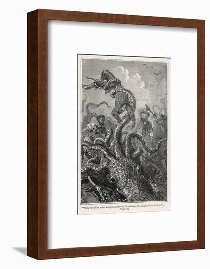 20,000 Leagues Under the Sea: The Squid Claims a Victim-Hildebrand-Framed Photographic Print