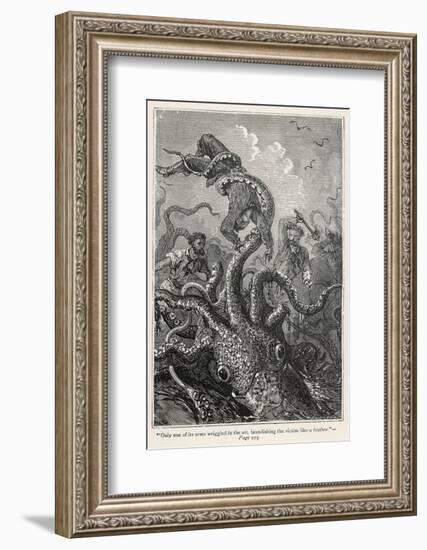 20,000 Leagues Under the Sea: The Squid Claims a Victim-Hildebrand-Framed Photographic Print