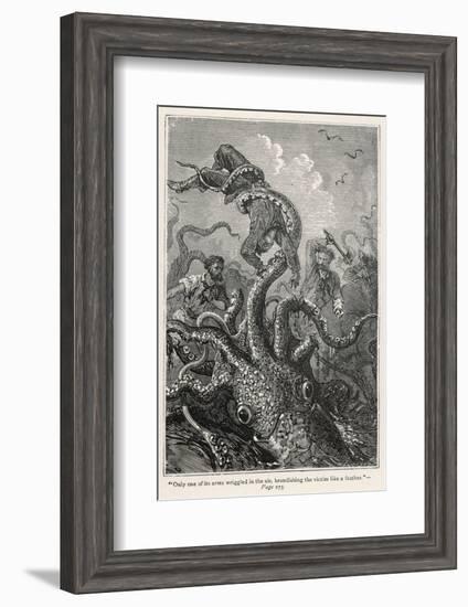 20,000 Leagues Under the Sea: The Squid Claims a Victim-Hildebrand-Framed Photographic Print