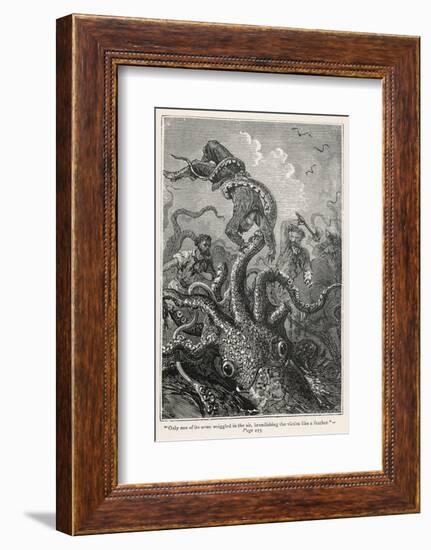 20,000 Leagues Under the Sea: The Squid Claims a Victim-Hildebrand-Framed Photographic Print