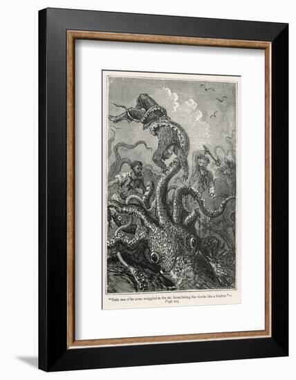 20,000 Leagues Under the Sea: The Squid Claims a Victim-Hildebrand-Framed Photographic Print