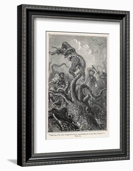 20,000 Leagues Under the Sea: The Squid Claims a Victim-Hildebrand-Framed Photographic Print