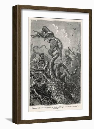 20,000 Leagues Under the Sea: The Squid Claims a Victim-Hildebrand-Framed Premium Photographic Print