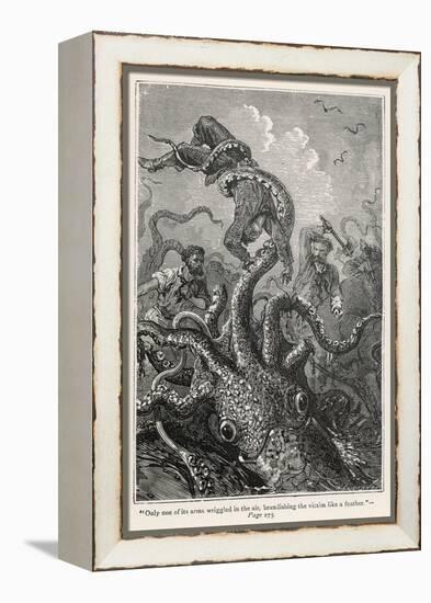20,000 Leagues Under the Sea: The Squid Claims a Victim-Hildebrand-Framed Premier Image Canvas