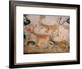 20,000 Year Old Lascaux Cave Painting Done by Cro-Magnon Man in the Dordogne Region, France-Ralph Morse-Framed Photographic Print