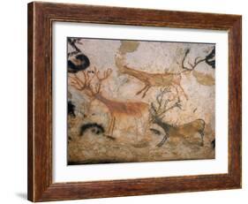 20,000 Year Old Lascaux Cave Painting Done by Cro-Magnon Man in the Dordogne Region, France-Ralph Morse-Framed Photographic Print