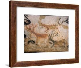 20,000 Year Old Lascaux Cave Painting Done by Cro-Magnon Man in the Dordogne Region, France-Ralph Morse-Framed Photographic Print
