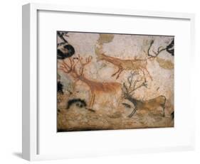 20,000 Year Old Lascaux Cave Painting Done by Cro-Magnon Man in the Dordogne Region, France-Ralph Morse-Framed Photographic Print
