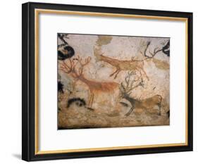 20,000 Year Old Lascaux Cave Painting Done by Cro-Magnon Man in the Dordogne Region, France-Ralph Morse-Framed Photographic Print