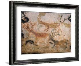 20,000 Year Old Lascaux Cave Painting Done by Cro-Magnon Man in the Dordogne Region, France-Ralph Morse-Framed Photographic Print