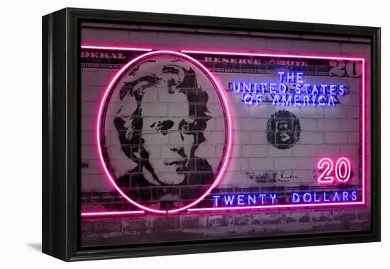 20 Dollars-Octavian Mielu-Framed Stretched Canvas