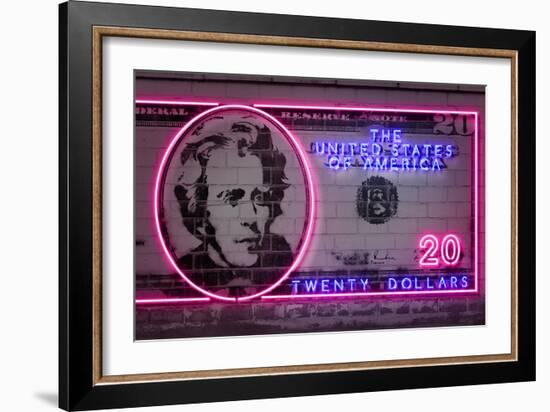 20 Dollars-Octavian Mielu-Framed Premium Giclee Print