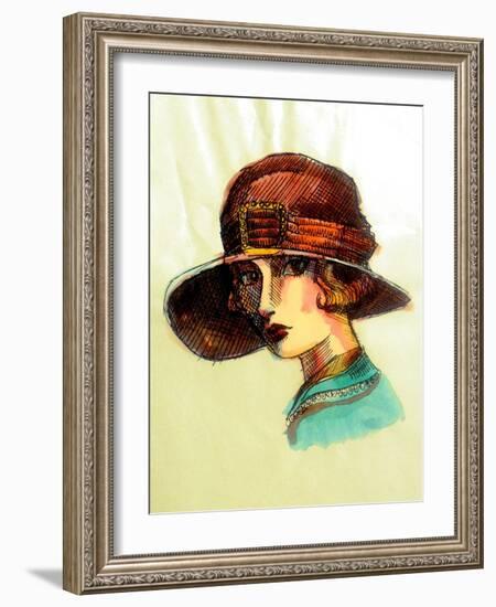 20's Girls II-Danielle Harrington-Framed Art Print