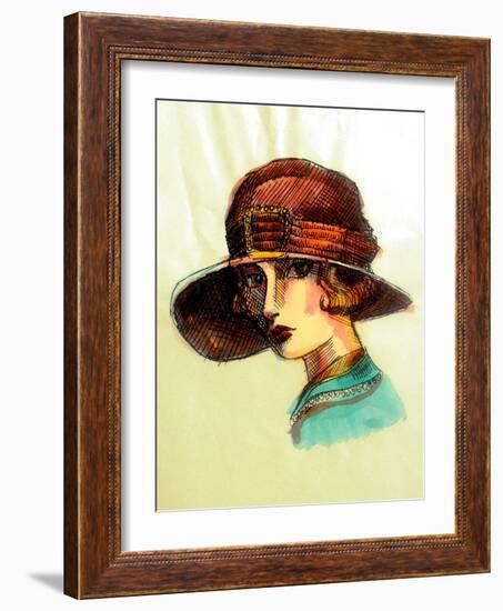 20's Girls II-Danielle Harrington-Framed Art Print