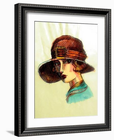 20's Girls II-Danielle Harrington-Framed Art Print