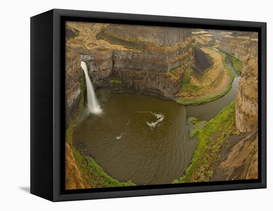 200 Foot High Palouse Falls State Park, Washington, USA-Chuck Haney-Framed Premier Image Canvas