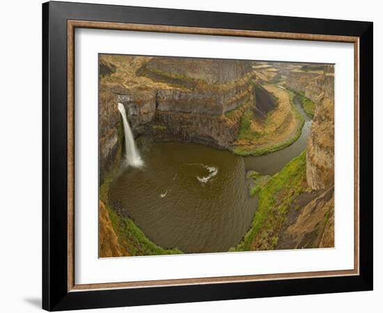 200 Foot High Palouse Falls State Park, Washington, USA-Chuck Haney-Framed Photographic Print