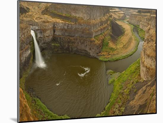 200 Foot High Palouse Falls State Park, Washington, USA-Chuck Haney-Mounted Photographic Print