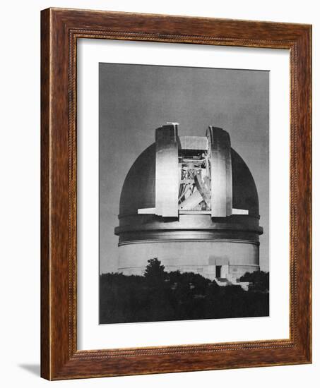 200 Inch Hale Telescope at Palomar Observatory, California, at Night, C1948-null-Framed Giclee Print