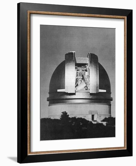 200 Inch Hale Telescope at Palomar Observatory, California, at Night, C1948-null-Framed Giclee Print