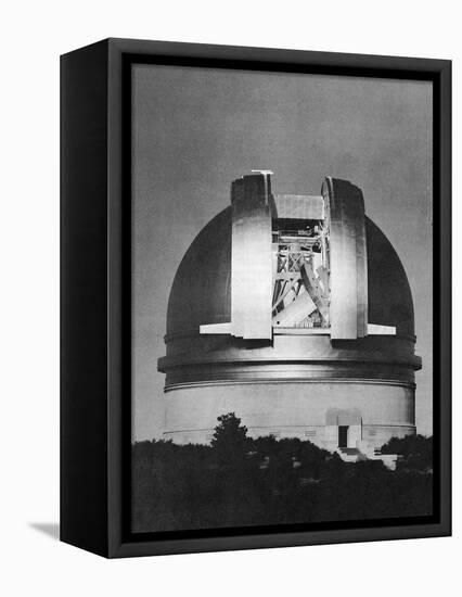 200 Inch Hale Telescope at Palomar Observatory, California, at Night, C1948-null-Framed Premier Image Canvas