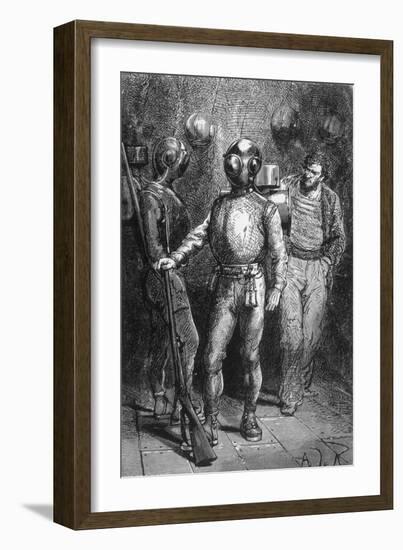 20000 Leagues under the Sea, Jules Verne-Hildebrand Jules Verne-Framed Art Print